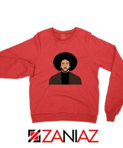 Colin Kaepernick Portrait Red Sweatshirt