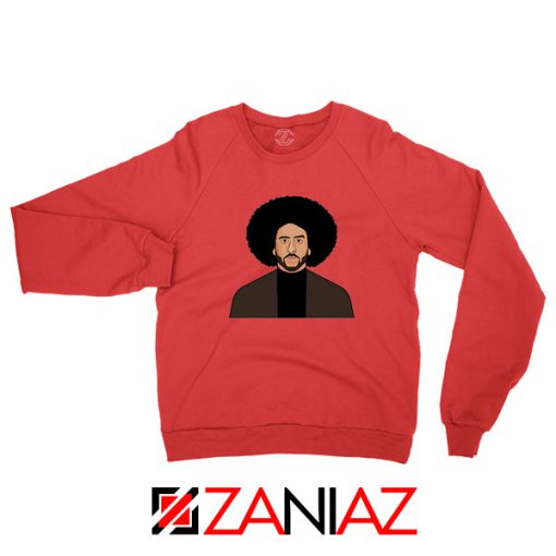 Colin Kaepernick Portrait Red Sweatshirt