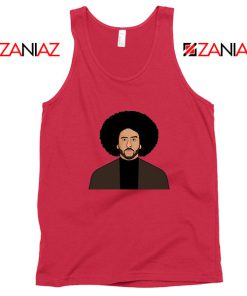 Colin Kaepernick Portrait Red Tank Top