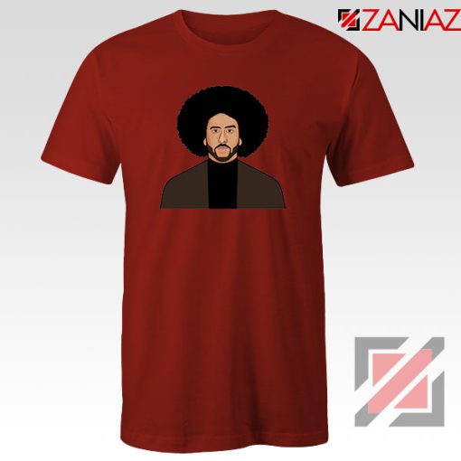 Colin Kaepernick Portrait Red Tshirt