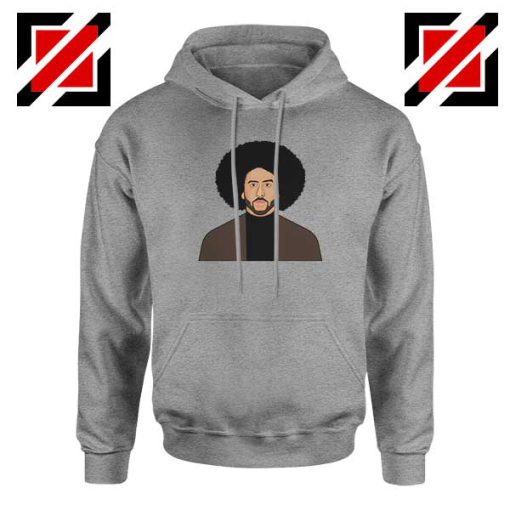 Colin Kaepernick Portrait Sport Grey Hoodie