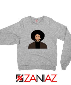 Colin Kaepernick Portrait Sport Grey Sweatshirt