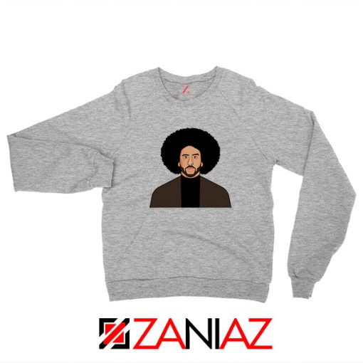 Colin Kaepernick Portrait Sport Grey Sweatshirt