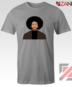 Colin Kaepernick Portrait Sport Grey Tshirt