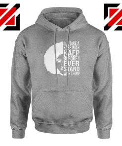 Colin Kaepernick Stand With Trump Sport Grey Hoodie