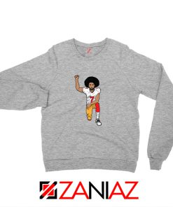 Colin kaepernick Kneeling Sport Grey Sweatshirt