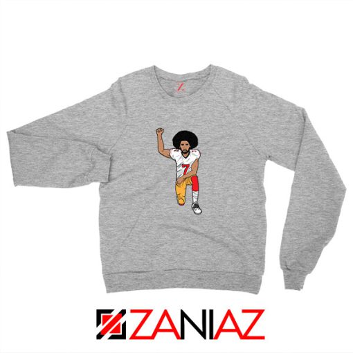 Colin kaepernick Kneeling Sport Grey Sweatshirt