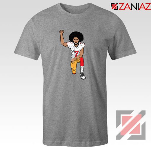 Colin kaepernick Kneeling Sport Grey Tshirt