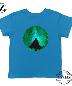 Darth Vader Space Kids Blue Tshirt