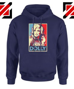 Dolly Parton Navy Blue Hoodie