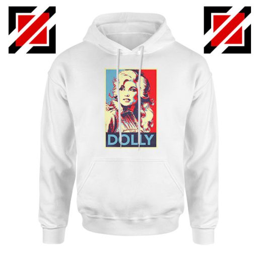 Dolly Parton White Hoodie