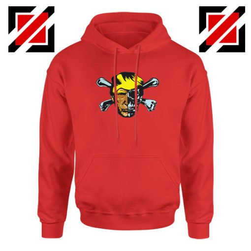 Donald Trump Skull Red Hoodie