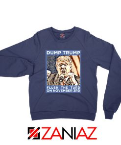 Dump Trump Navy Blue Sweatshirt