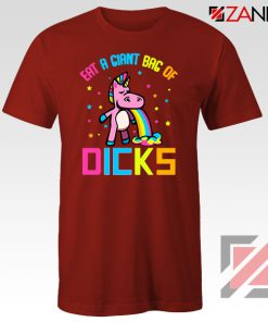 Eat A Giant Bag Of Dicks Red Tshirt