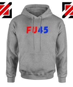 FU45 Anti Trump Sport Grey Hoodie