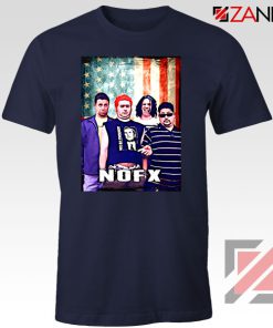 Flag America Nofx Navy Blue Tshirt