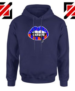 Gators Lips Navy Blue Hoodie