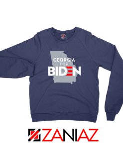 Georgia for Joe Biden Navy Blue Sweatshirt