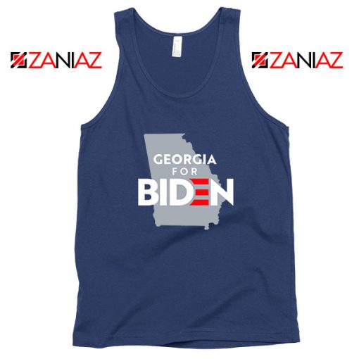 Georgia for Joe Biden Navy Blue Tank Top