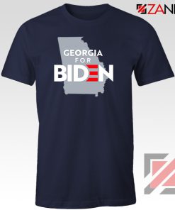 Georgia for Joe Biden Navy Blue Tshirt