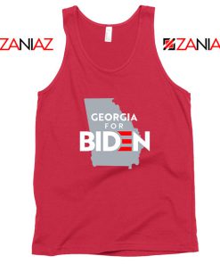 Georgia for Joe Biden Red Tank Top