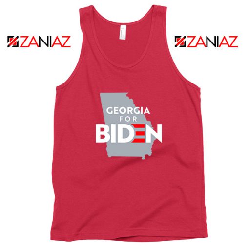 Georgia for Joe Biden Red Tank Top