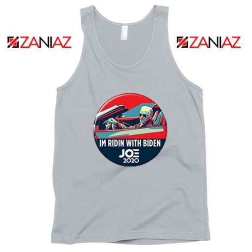 Im Ridin With Biden Sport Grey Tank Top