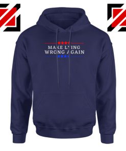 Impeach Trump Navy Blue Hoodie