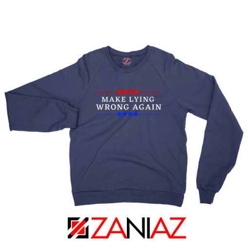 Impeach Trump Navy Blue Sweatshirt