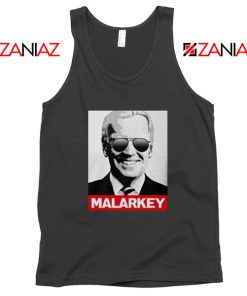 Joe Biden Malarkey Black Tank Top