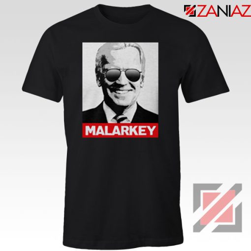 Joe Biden Malarkey Black Tshirt