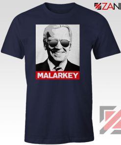 Joe Biden Malarkey Navy Blue Tshirt