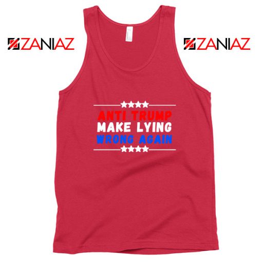 Make Lying Wrong Again Red Tank Top