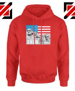 Mount Rushmore Trump Red Hoodie