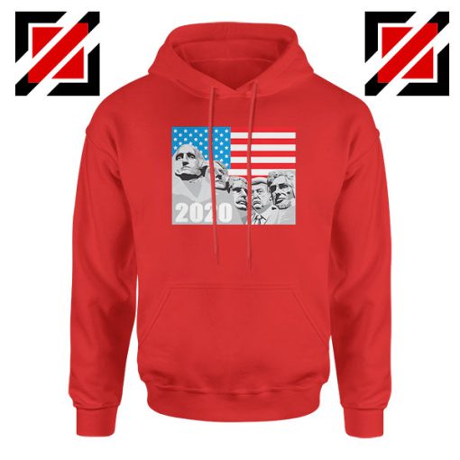 Mount Rushmore Trump Red Hoodie