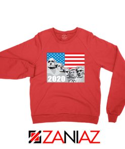 Mount Rushmore Trump Red Sweatshirt