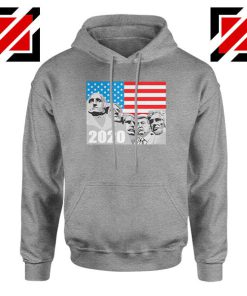 Mount Rushmore Trump Sport Grey Hoodie