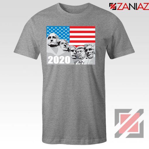 Mount Rushmore Trump Sport Grey Tshirt