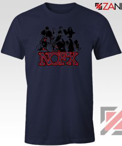 NOFX Rock Bands Navy Blue Tshirt