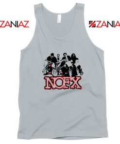 NOFX Rock Bands Sport Grey Tank Top