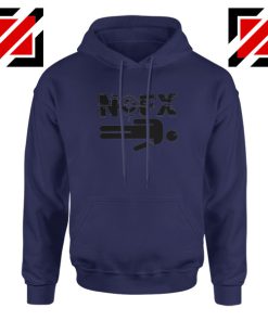 Nofx Band People Facemash Navy Blue Hoodie