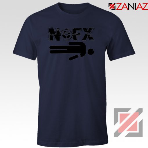 Nofx Band People Facemash Navy Blue Tshirt