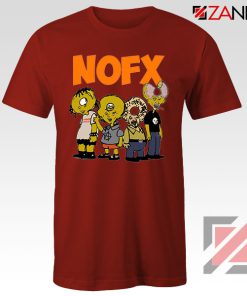 Nofx Scare Cartoon Red Tshirt