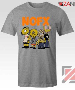 Nofx Scare Cartoon Sport Grey Tshirt