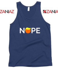 Nope Donald Trump Navy Blue Tank Top