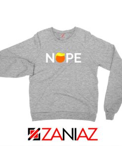 Nope Donald Trump Sport Grey Sweatshirt