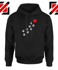 Paws Dogs Heart Hoodie