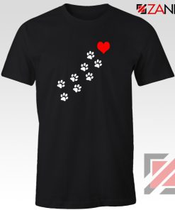 Paws Dogs Heart Tshirt