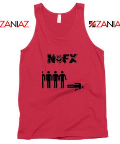 Punk Nofx Band Red Tank Top