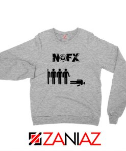 Punk Nofx Band Sport Grey Sweatshirt